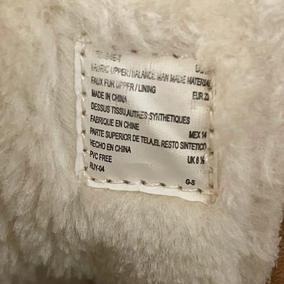 Michael Kors Brownie T Lined Warm Casual Tan Boots Girls Size Toddler 7 - Picture 13 of 13